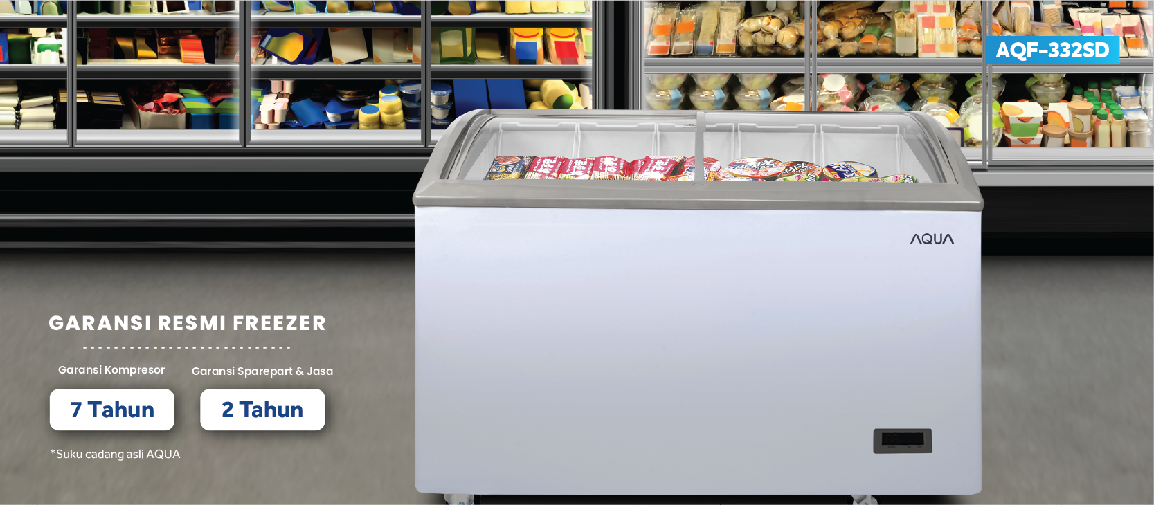 CHEST FREEZER AQUA Elektronik AQF-332SD