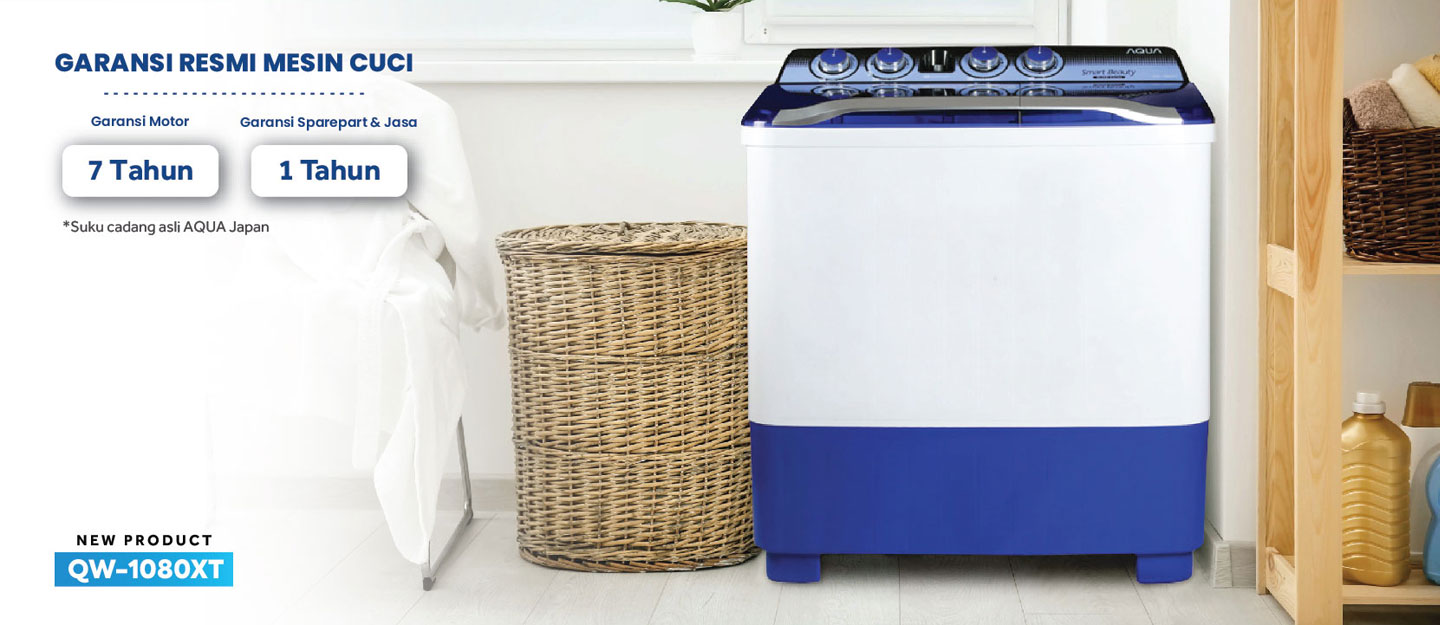 Mesin Cuci AQUA Elektronik QW-1080XT