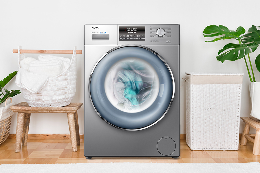 mesin cuci front loading