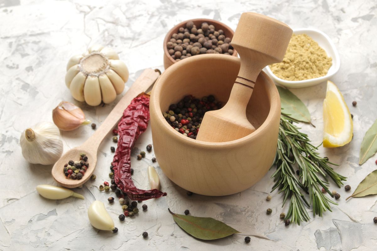 bumbu dan rempah segar